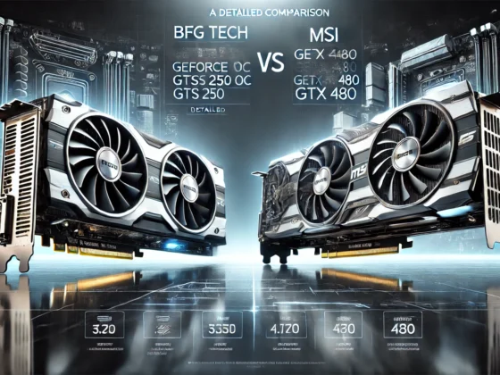 BFG Tech GeForce GTS 250 OC vs MSI GeForce GTX 480