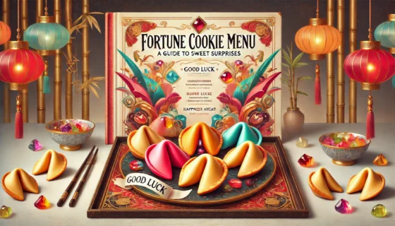 Fortune Cookie Menu