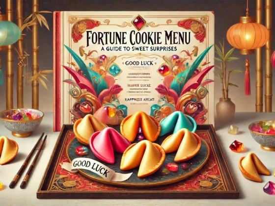 Fortune Cookie Menu