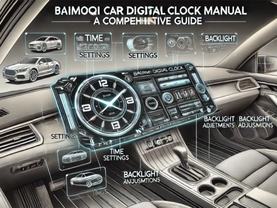 Baimoqi Car Digital Clock Manual